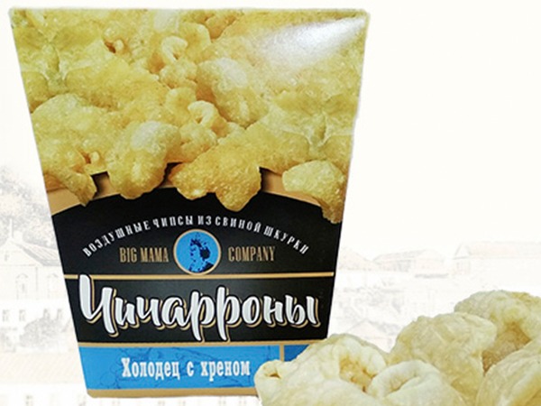 Чичарроны со вкусом холодца и хрена в Нижнем Новгороде