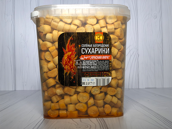 Сухарики с красной икрой в Нижнем Новгороде