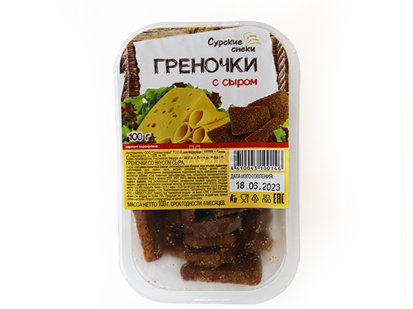 Сурские гренки со вкусом Сыра (100 гр) в Нижнем Новгороде