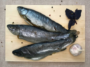 Сырный продукт ФЕРМЕРСКИЙ охота белая: Форель радужная вяленая