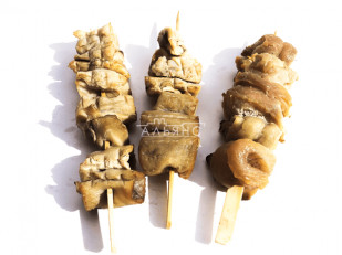 Жерех (бабочка) холодного копчения: Шашлычок из щуки холодного копчения