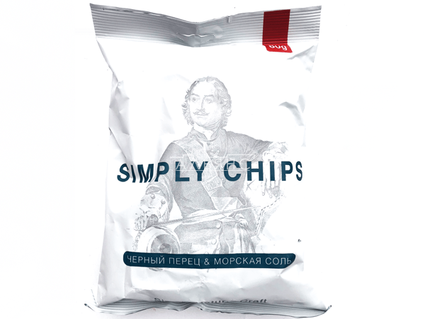 Картофельные чипсы "Simple chips" Морская соль и черный перец 80 гр. в Нижнем Новгороде