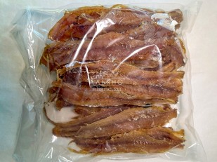 Японские снеки и крекеры: Минтай солёно-сушёный (рваный)